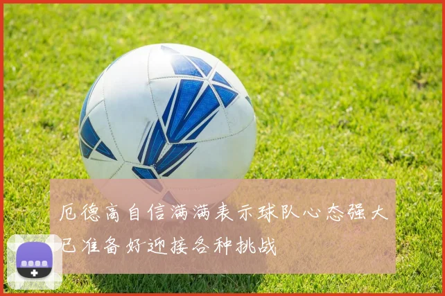 厄德高自信满满表示球队心态强大已准备好迎接各种挑战